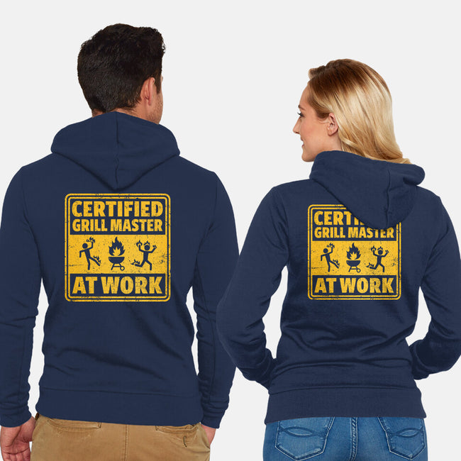 Certified Grill Master-Unisex-Zip-Up-Sweatshirt-kg07