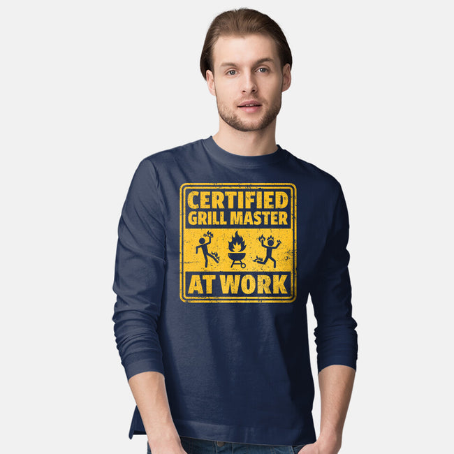 Certified Grill Master-Mens-Long Sleeved-Tee-kg07