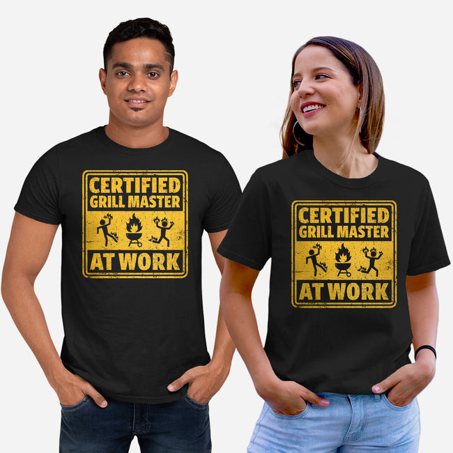Certified Grill Master-Unisex-Basic-Tee-kg07