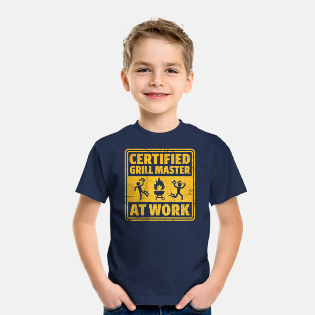 Certified Grill Master-Youth-Basic-Tee-kg07