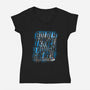 Boldly Travel-Womens-V-Neck-Tee-kharmazero