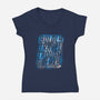 Boldly Travel-Womens-V-Neck-Tee-kharmazero