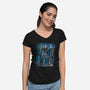 Boldly Travel-Womens-V-Neck-Tee-kharmazero