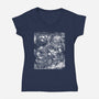 Rage Against The Empire-Womens-V-Neck-Tee-CappO