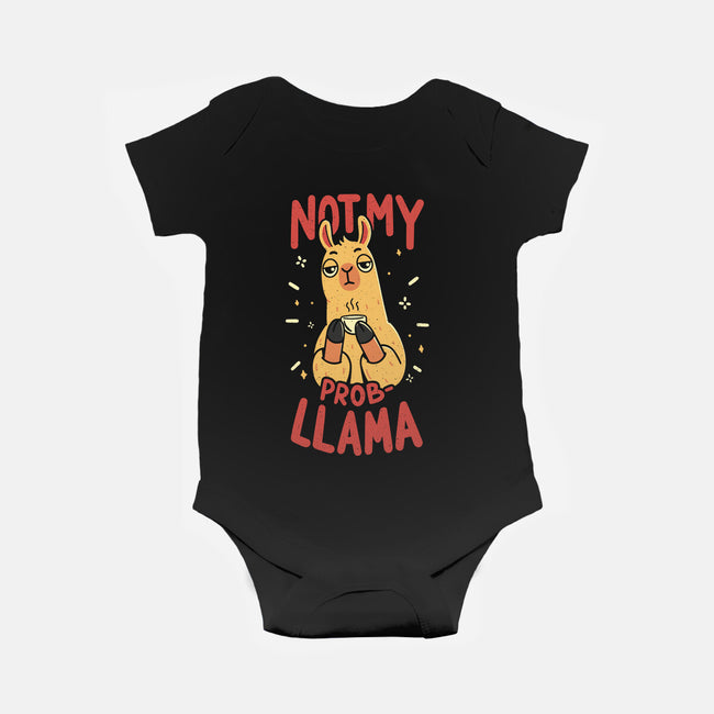 Not My Prob-Llama-Baby-Basic-Onesie-rarpoint