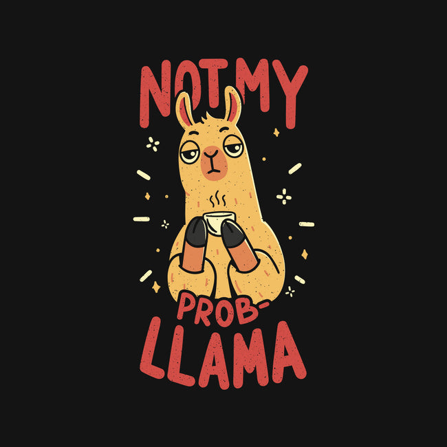 Not My Prob-Llama-Womens-Basic-Tee-rarpoint
