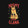 Not My Prob-Llama-Youth-Crew Neck-Sweatshirt-rarpoint