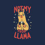 Not My Prob-Llama-Womens-Basic-Tee-rarpoint