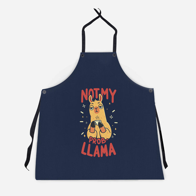 Not My Prob-Llama-Unisex-Kitchen-Apron-rarpoint
