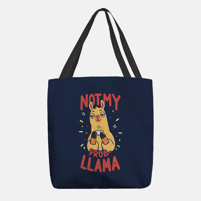 Not My Prob-Llama-None-Basic Tote-Bag-rarpoint