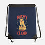 Not My Prob-Llama-None-Drawstring-Bag-rarpoint