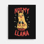 Not My Prob-Llama-None-Stretched-Canvas-rarpoint