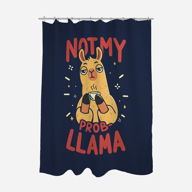 Not My Prob-Llama-None-Polyester-Shower Curtain-rarpoint
