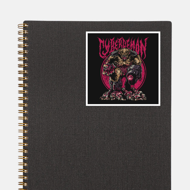 The Cyberdemon-None-Glossy-Sticker-demonigote