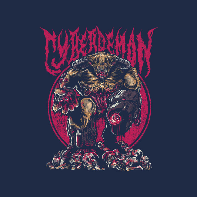 The Cyberdemon-Womens-Fitted-Tee-demonigote