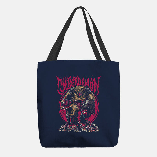 The Cyberdemon-None-Basic Tote-Bag-demonigote