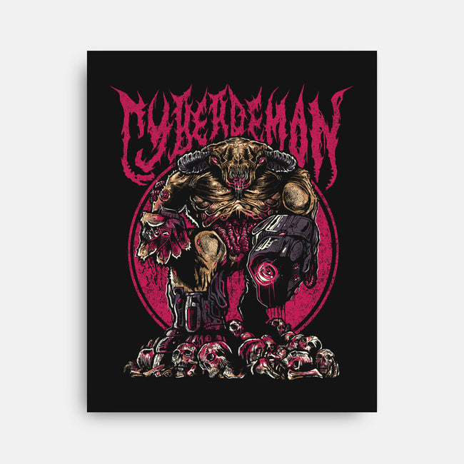 The Cyberdemon-None-Stretched-Canvas-demonigote