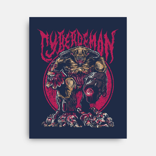 The Cyberdemon-None-Stretched-Canvas-demonigote