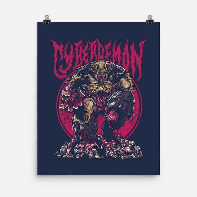 The Cyberdemon-None-Matte-Poster-demonigote