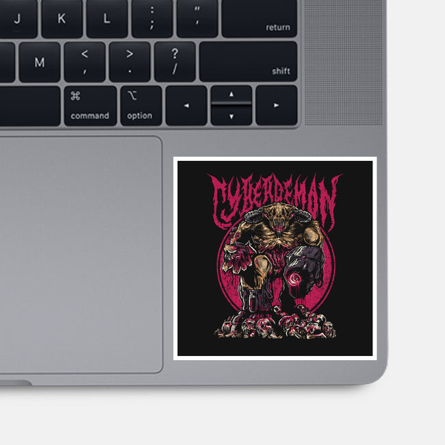 The Cyberdemon-None-Glossy-Sticker-demonigote