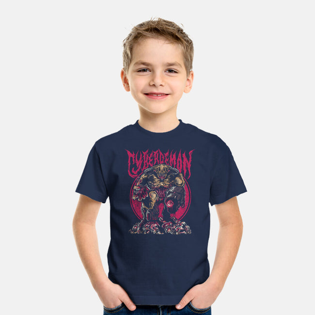 The Cyberdemon-Youth-Basic-Tee-demonigote