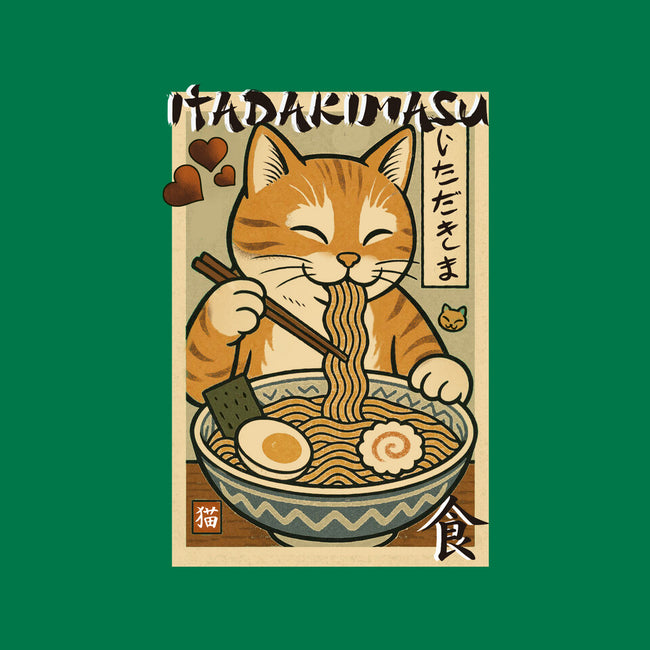 Itadakimasu Cat-None-Removable Cover w Insert-Throw Pillow-fanfabio