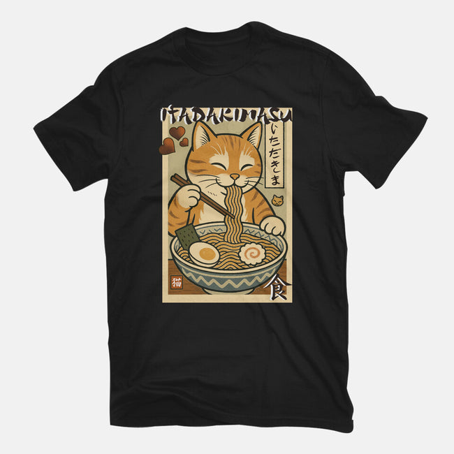 Itadakimasu Cat-Youth-Basic-Tee-fanfabio