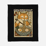 Itadakimasu Cat-None-Fleece-Blanket-fanfabio