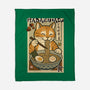 Itadakimasu Cat-None-Fleece-Blanket-fanfabio