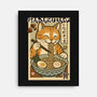 Itadakimasu Cat-None-Stretched-Canvas-fanfabio