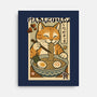 Itadakimasu Cat-None-Stretched-Canvas-fanfabio