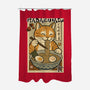 Itadakimasu Cat-None-Polyester-Shower Curtain-fanfabio