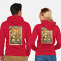 Itadakimasu Cat-Unisex-Zip-Up-Sweatshirt-fanfabio