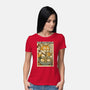 Itadakimasu Cat-Womens-Basic-Tee-fanfabio