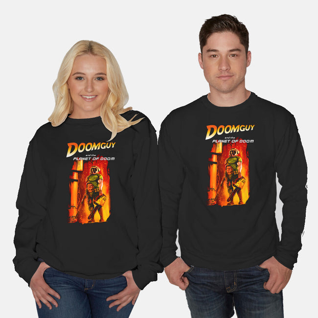 Planet Of Hell-Unisex-Crew Neck-Sweatshirt-demonigote