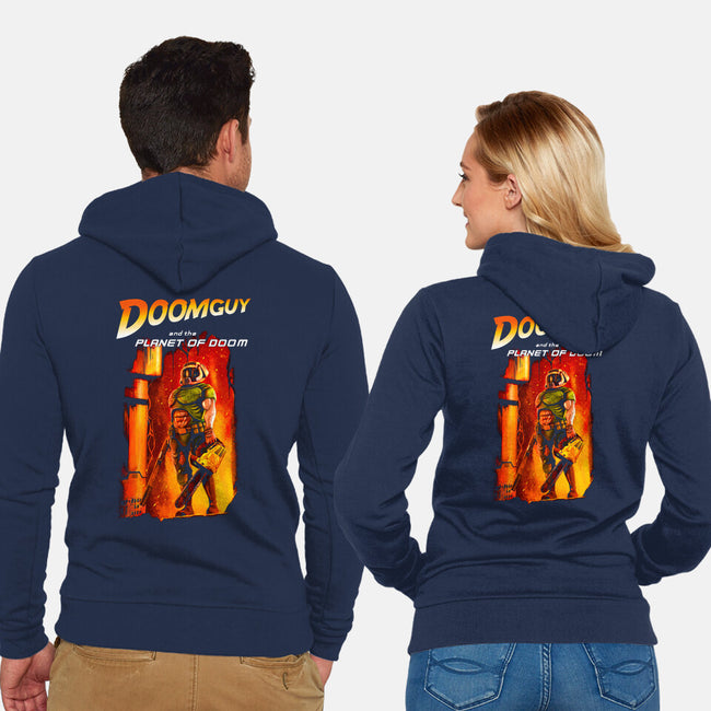 Planet Of Hell-Unisex-Zip-Up-Sweatshirt-demonigote