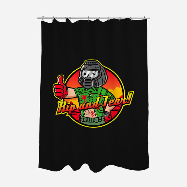 Vaultdumboy-None-Polyester-Shower Curtain-demonigote