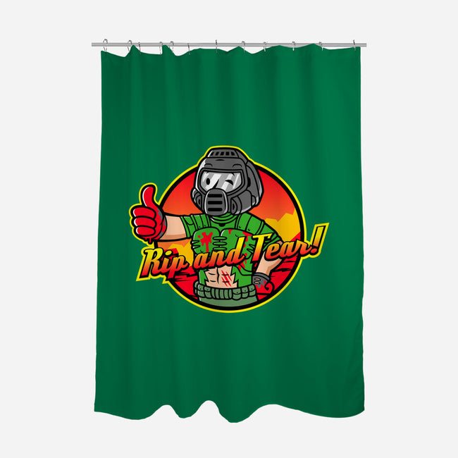 Vaultdumboy-None-Polyester-Shower Curtain-demonigote