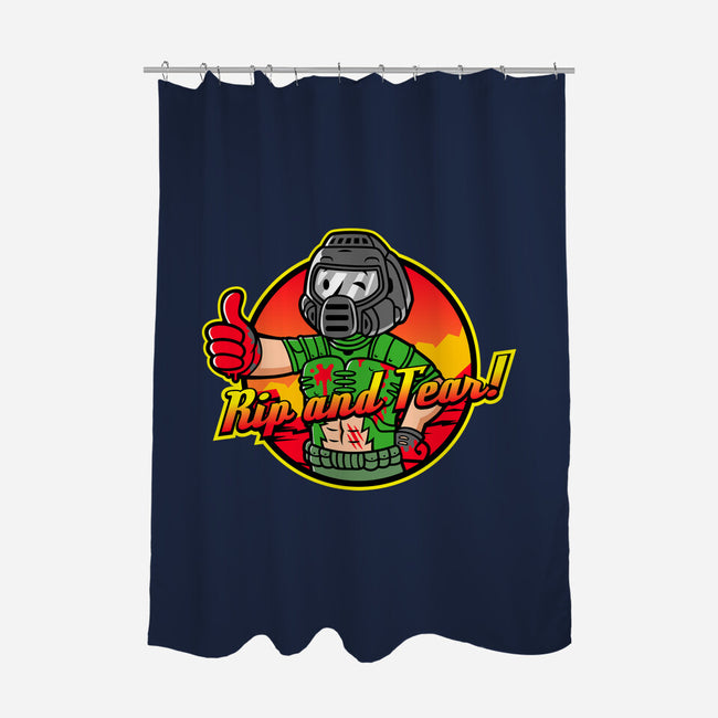 Vaultdumboy-None-Polyester-Shower Curtain-demonigote