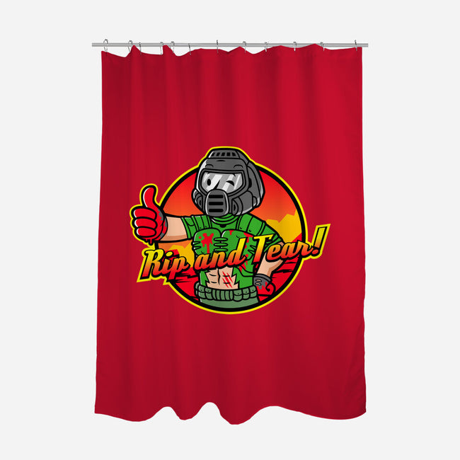 Vaultdumboy-None-Polyester-Shower Curtain-demonigote