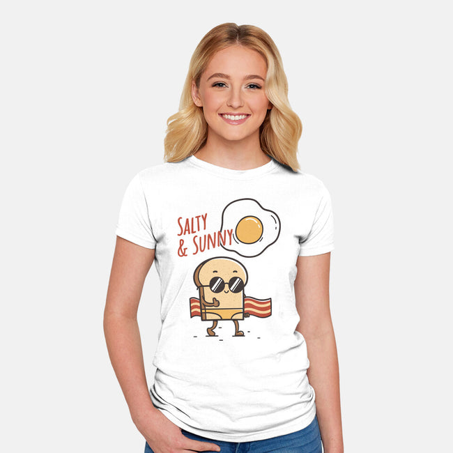 Summer Breakfast-Womens-Fitted-Tee-rarpoint