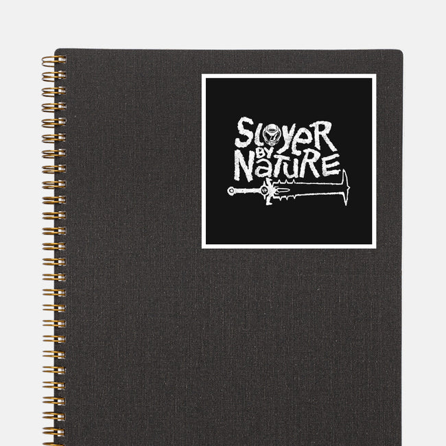 Slayer By Nature-None-Glossy-Sticker-demonigote
