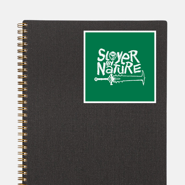 Slayer By Nature-None-Glossy-Sticker-demonigote