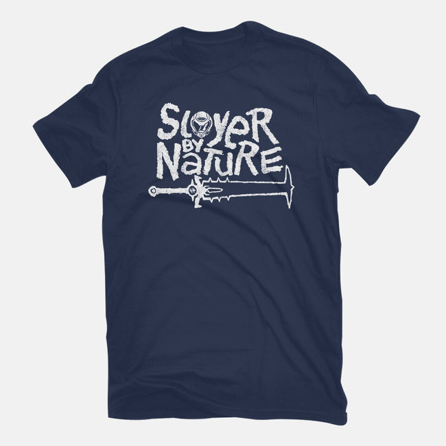 Slayer By Nature-Mens-Heavyweight-Tee-demonigote