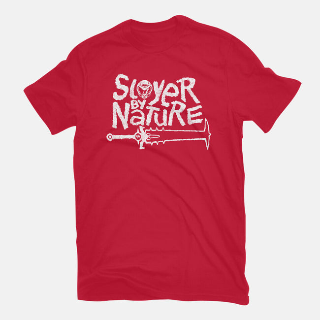 Slayer By Nature-Mens-Heavyweight-Tee-demonigote