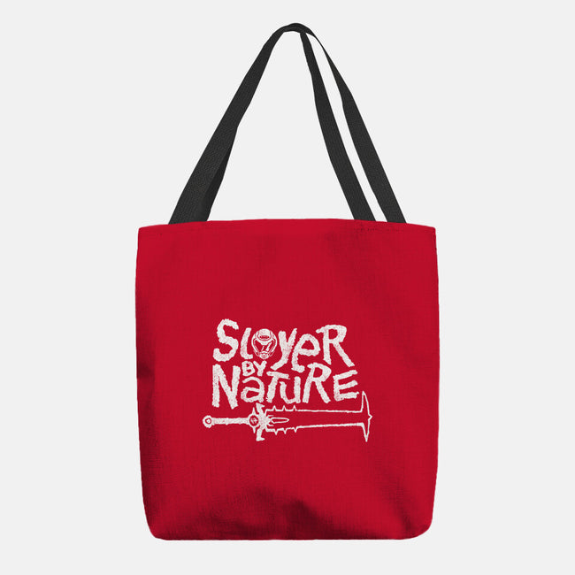 Slayer By Nature-None-Basic Tote-Bag-demonigote
