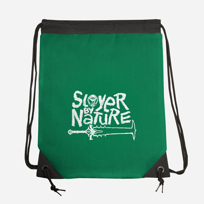 Slayer By Nature-None-Drawstring-Bag-demonigote
