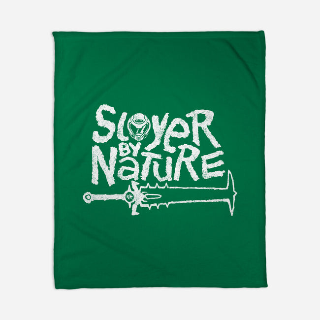 Slayer By Nature-None-Fleece-Blanket-demonigote