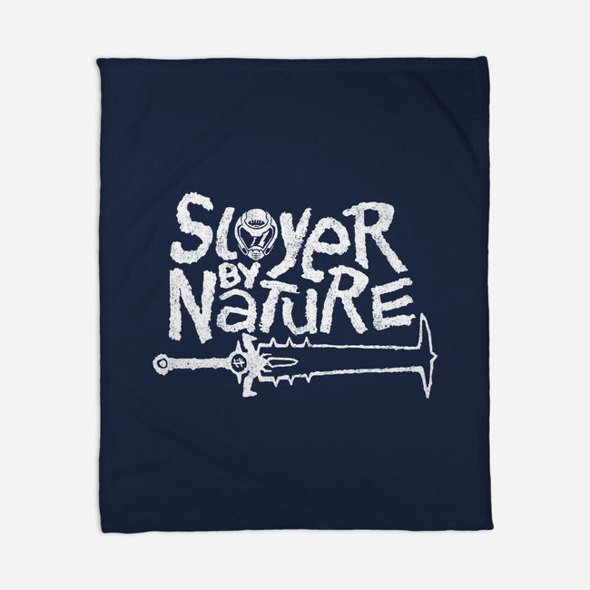 Slayer By Nature-None-Fleece-Blanket-demonigote