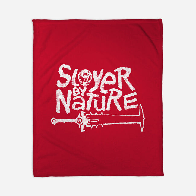 Slayer By Nature-None-Fleece-Blanket-demonigote